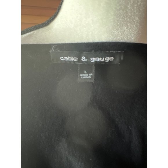 Cable & Gauge Womens Ruffle Bolero — Large - Picture 6 of 6